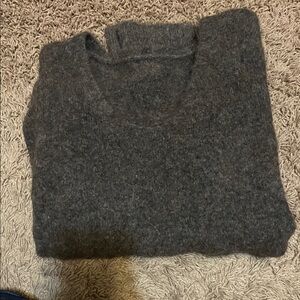 Warm Brown Wool Blend Sweater